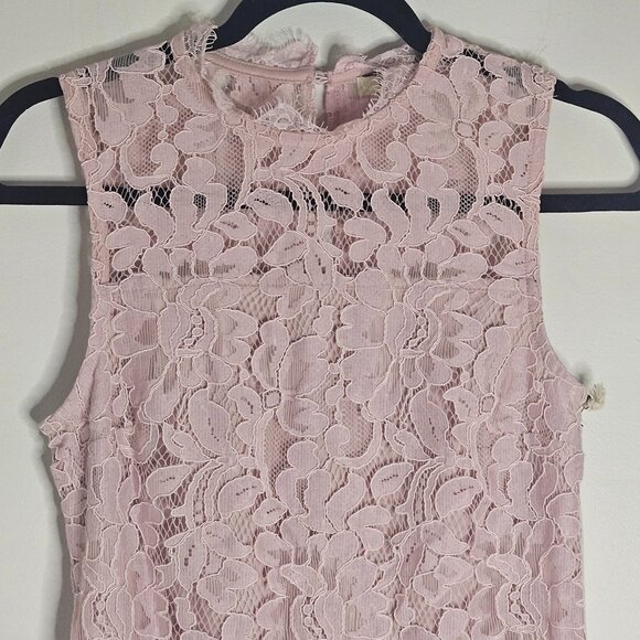 NWT Pink Lace Cocktail Dress Small - Picture 2 of 12